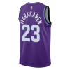 Utah Jazz Lauri Markkanen Nike 2025-26 Icon Edition Violetti Miesten Pelipaidat Swingman